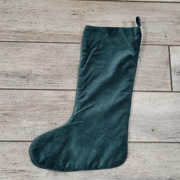 Wool monogrammed Jack Russell Terrior needlepoint Christmas stocking poinsetta - Picture 8 of 12